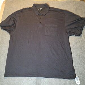 ZORREL Dri-Balance Casual Wear Polo Shirt Men Size 6XL Black